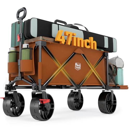 Heavy Duty Beach Wagon with Tailgate (Orange / 250L)