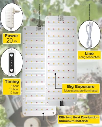Grow Light 20W Ultra (2 Pack-Warm White)
