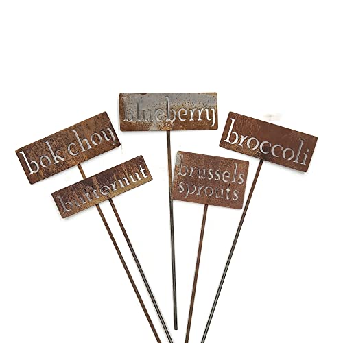Classic Metal Garden Markers 19 Inches Tall
