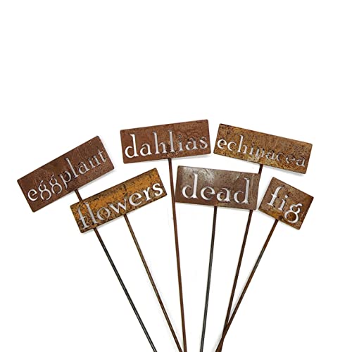 Classic Metal Garden Markers 19 Inches Tall