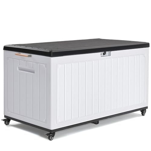90 Gallon Outdoor Double (White & Black / 90 gallon)