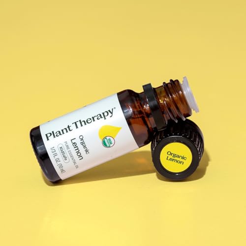 Organic Lemon Essential Oil 10 mL (0.33 Fl Oz (Pack of 1))
