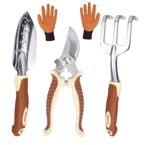 Brown Garden Tool Sets (brown-4pcs)