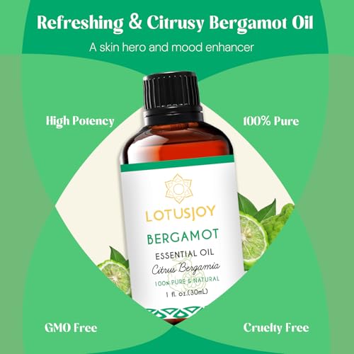 Citrus Bergamot Essential Oil for Diffuser (1 Fl Oz (Pack of 1))