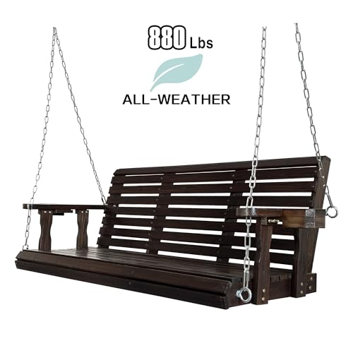 Wooden Porch Swing (Rustic / 5 FT Extra Large)