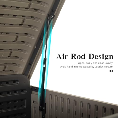 Domi 160 Gallon Resin Deck Box (160 Gallon)