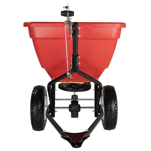 Products T150 150lb Towable Broadcast Fertilizer Spreader