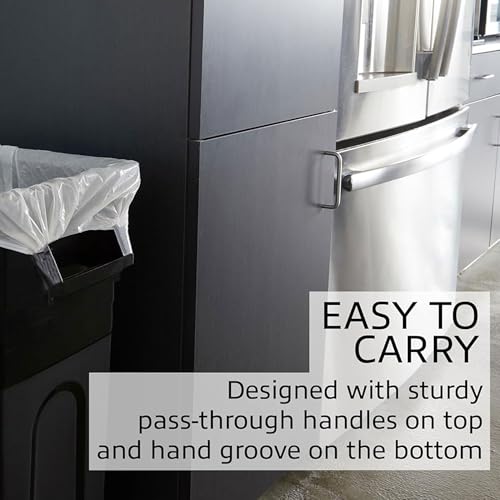 Highboy Waste Container (4-Pack / Black)