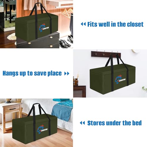 69in Outdoor Cushion Storage Bag (Military Green / 69x29.5x21.6in)