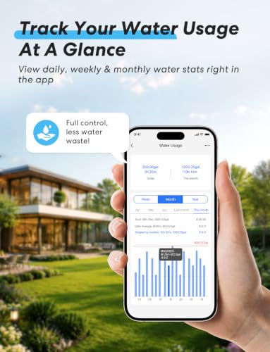 WiFi Water Timer for Garden Hose (Gray / Timer with Hub)