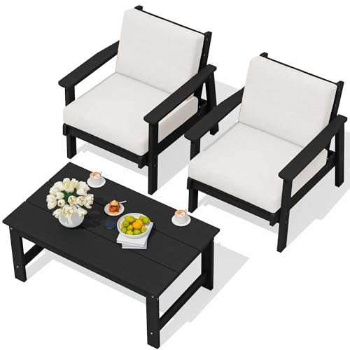 HDPE Outdoor Sofa Set (3 Count)