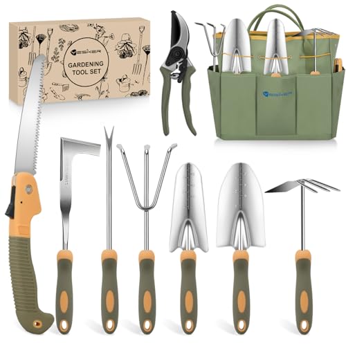 Gardening Tools 9 (9PCS Yellow Green)