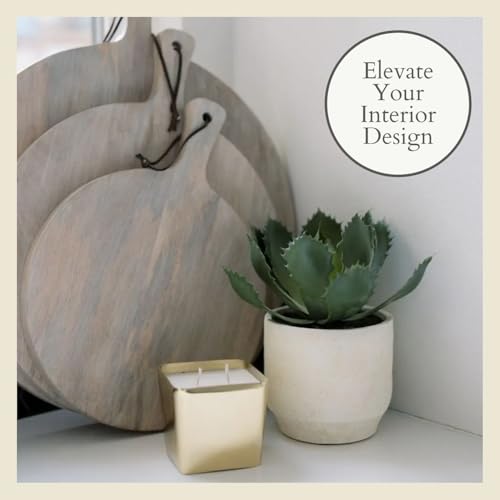 Round Faux Succulent Arrangement (10" Round Set-of-2)