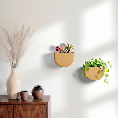 2 Pack Indoor Wall Planter (Terracotta)