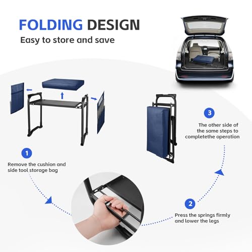 Foldable Garden Kneeler Seat