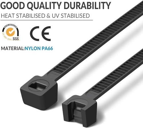 5000 PCS Gold Zip Ties 12 Inch (12 Inch(60 lbs, 5000 pcs) / Gold)
