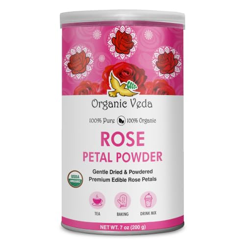 Rose Petals Powder (7 Ounce (Pack of 1))