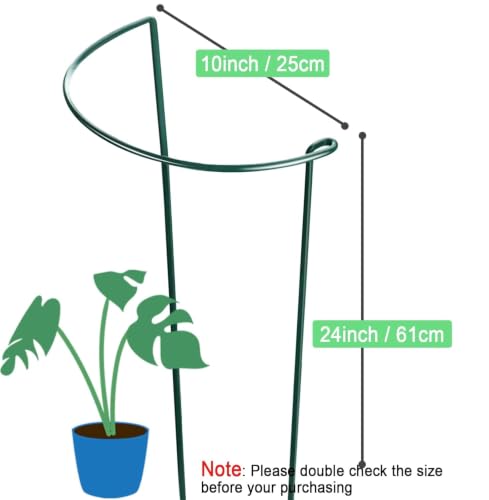 Peony Cages and Supports 24" H x 10" W (8 Count)