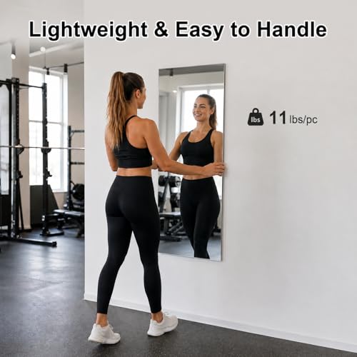 Gym Mirror 48"x24" 2 (Magnetic / 48 x 24 inch)