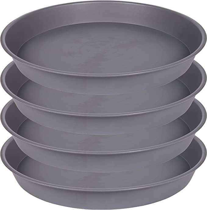4 Pack of 20 21 inch Plant Saucer Round (21" (4 pack) / Cement)