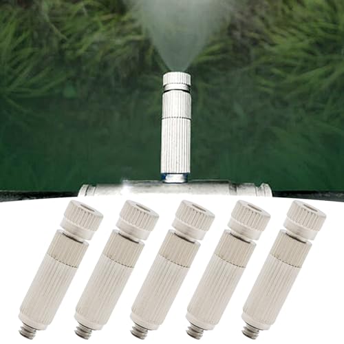 10 Pcs Stainless Steel Misting Nozzles For Outdoor Cooling Misting System (10 Count)