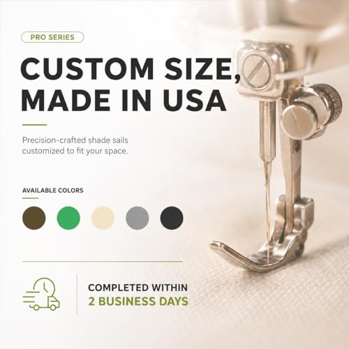 Heavy Duty 29' x 48' Grey Sun Shade Rectangle Pro Ring Customized Size Shade Sail (Gray / 29' x 48' Custom Size)