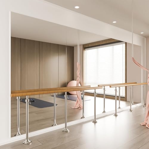 Gym Mirror 63"x20" 2 (Silver -2pcs / 63 x 20 inch)