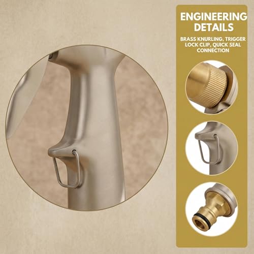 Garden hose nozzle spray (Short nozzle quick connection)