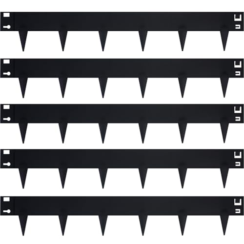 5 Pack Steel Landscape Edging (Black / 6 Inch)