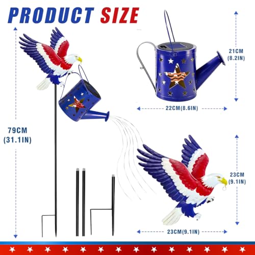 Solar Garden Lights (Eagle / 1 PACK)