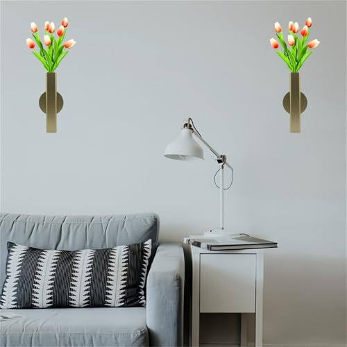 Self Adhesive Wall Vase Metal Tube Decoration Holder Used to Display Dried Flower