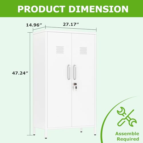 47" Metal Storage Locker