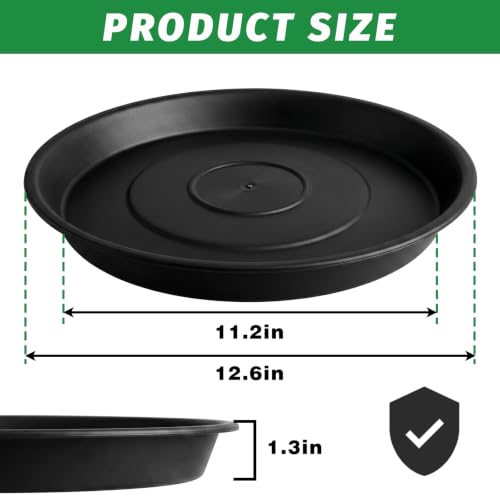 3PCS Round Stepping Stone Mold (12.6"/3PCS / Black)