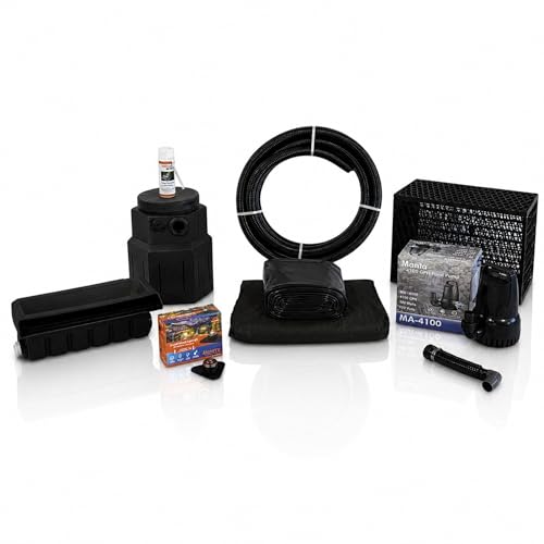Pond Free Cascade 4100 GPH Waterfall Kit MatrixBlox 15 x 25 PVC Liner