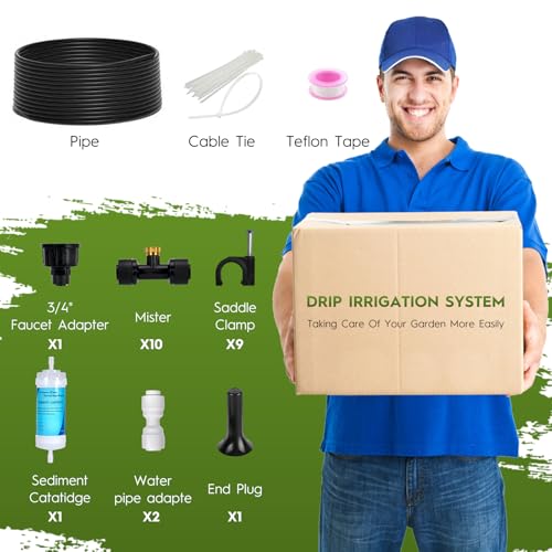 100FT Misting Cooling System for Patio & Garden