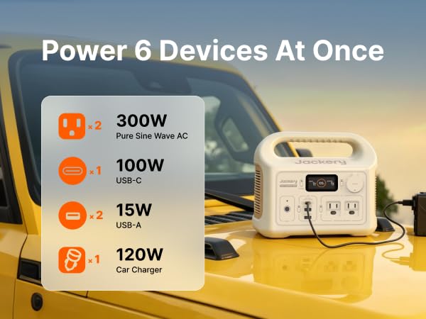 Portable Power Station Explorer 300 Dune White (Explorer 300 Dune White)