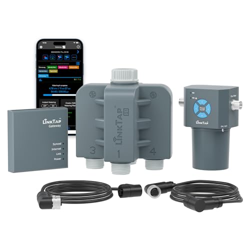 Q1 4 Zone Wireless Water Timer & Gateway (Q1 timer+gateway)