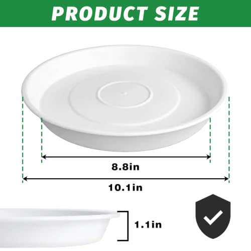 3PCS Round Stepping Stone Mold (10"/3PCS / White)