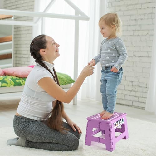 9 Inch Kids Step Stool (Light Purple / 9 Inch)