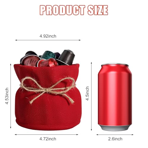 Candy Bowl for Office Key Bowl for Entryway Table Fall Candy Dish Plant Pots Indoor Flower Pots for Indoor Plants (Red / Large)
