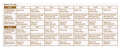 Detox Tea 14 Day Cleanse Kit (42 Count (Pack of 1))