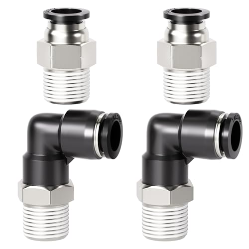 Elbow and Straight Combination 5 (5/16"OD x 1/8"NPT)