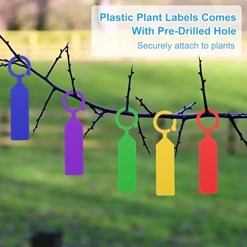 Waterproof Plastic Plant Labels (100 Count)