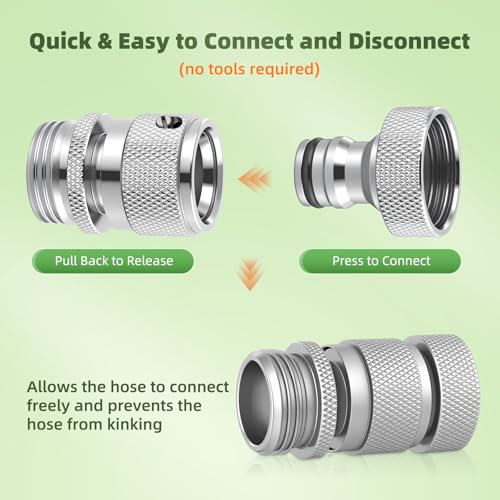 Garden Hose Quick Connector (2 Count)