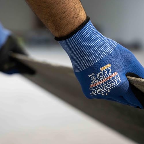 12 Pack Safety Performance Series Construction Mechanics Wrinkle Latex Work Gloves