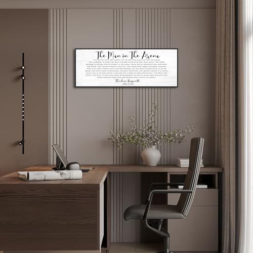 The Man In The Arena Wall Art (The Man in the Arena / 15"x40")