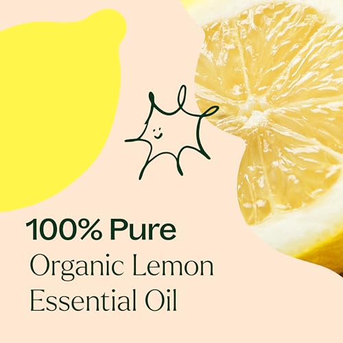 Organic Lemon Essential Oil 10 mL (0.33 Fl Oz (Pack of 1))