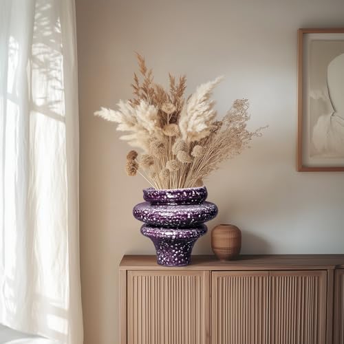 Ceramic Plant Pots (Purple (11.2 X 10.6 In))