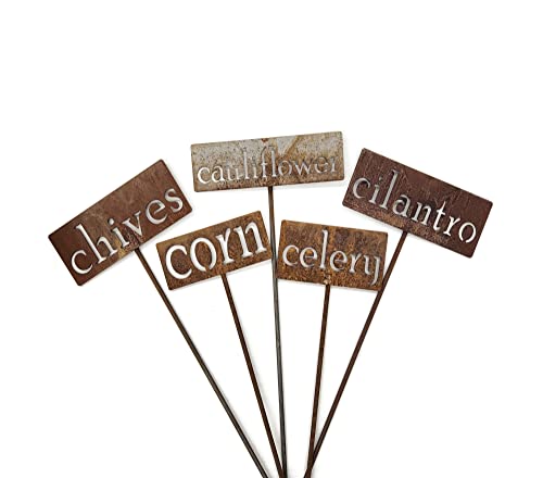 Classic Metal Garden Markers 19 Inches Tall