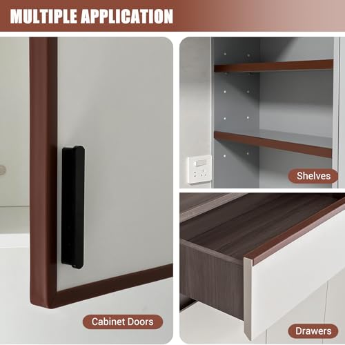 Rubber Edge Trim (Fit 1-1/4" - L20' / Brown)